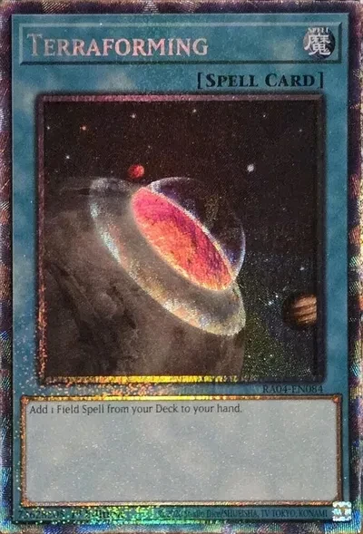 Terraforming (PCR) - Quarter Century Stampede - RA04-EN084 - 1st Edition - card