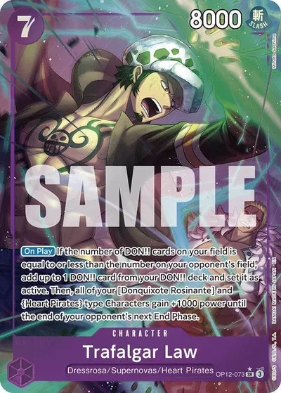 Trafalgar Law (073) (Alternate Art) - Legacy of the Master - OP12-073 - Foil - card