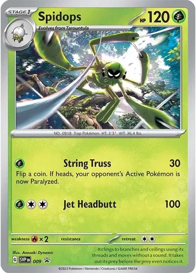 Spidops - Scarlet & Violet Promo - 009 - Holofoil - card