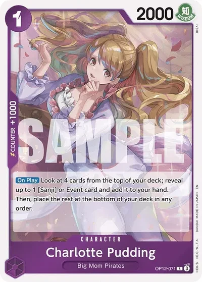 Charlotte Pudding - Legacy of the Master - OP12-071 - Foil - card
