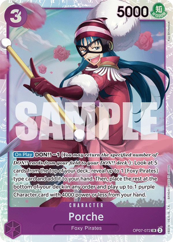 Porche - 500 Years in the Future - OP07-072 - Foil - card