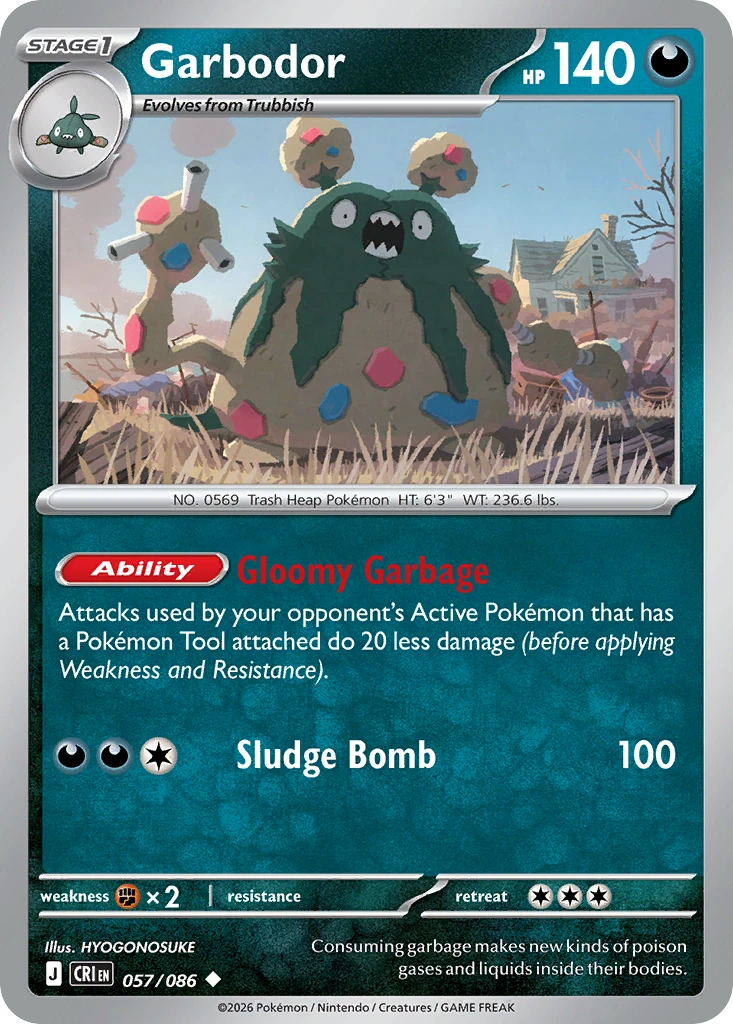 Garbodor - Chaos Rising - 057/086 - card