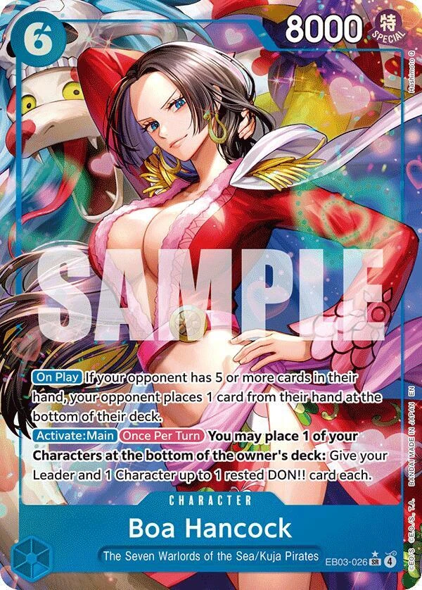 Boa Hancock (Alternate Art) - Extra Booster: One Piece Heroine's Edition - EB03-026 - Foil - card