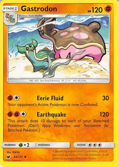Gastrodon - Crimson Invasion - 54/111 - card