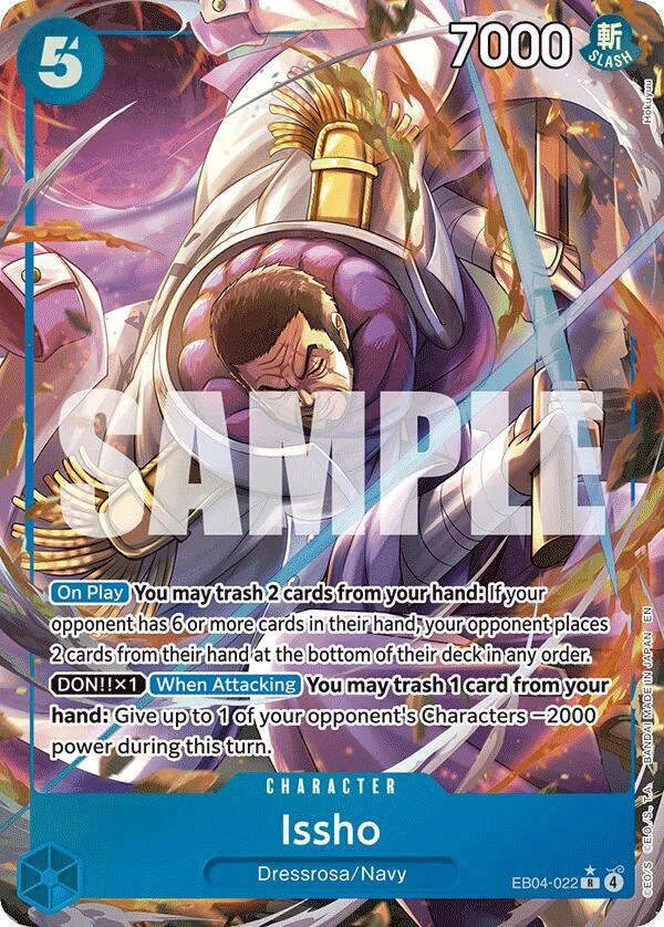 Issho (Alternate Art) - The Azure Sea's Seven - EB04-022 - Foil - card