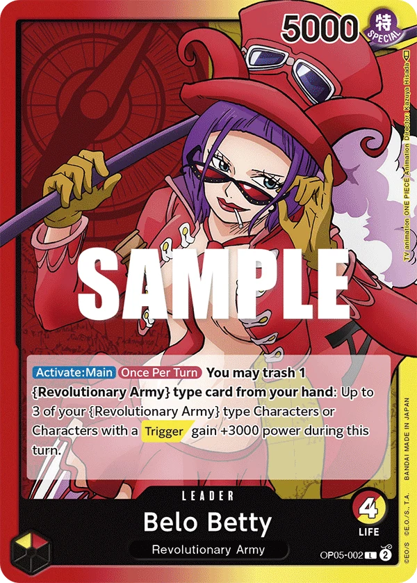 Belo Betty (002) - Awakening of the New Era - OP05-002 - card