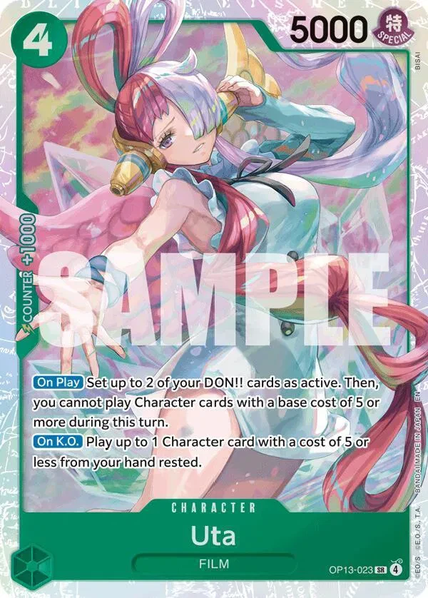 Uta - Carrying On His Will - OP13-023 - Foil - card
