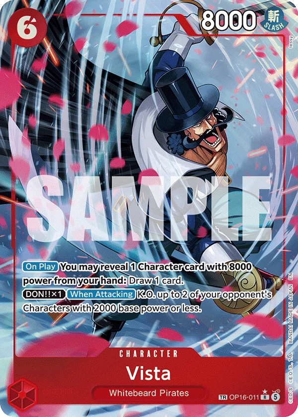 Vista (TR) - The Time of Battle - OP16-011 - Foil - card