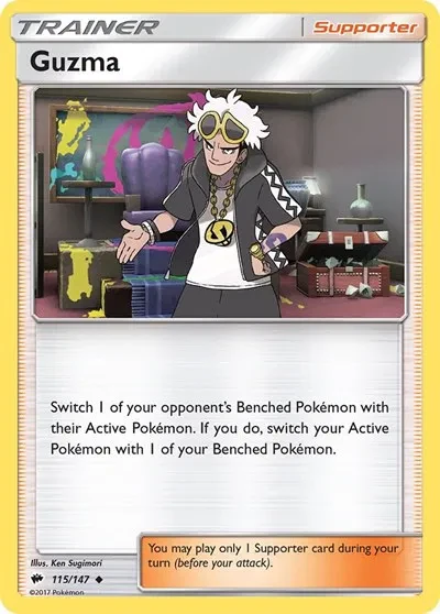 Guzma - Burning Shadows - 115/147 - card