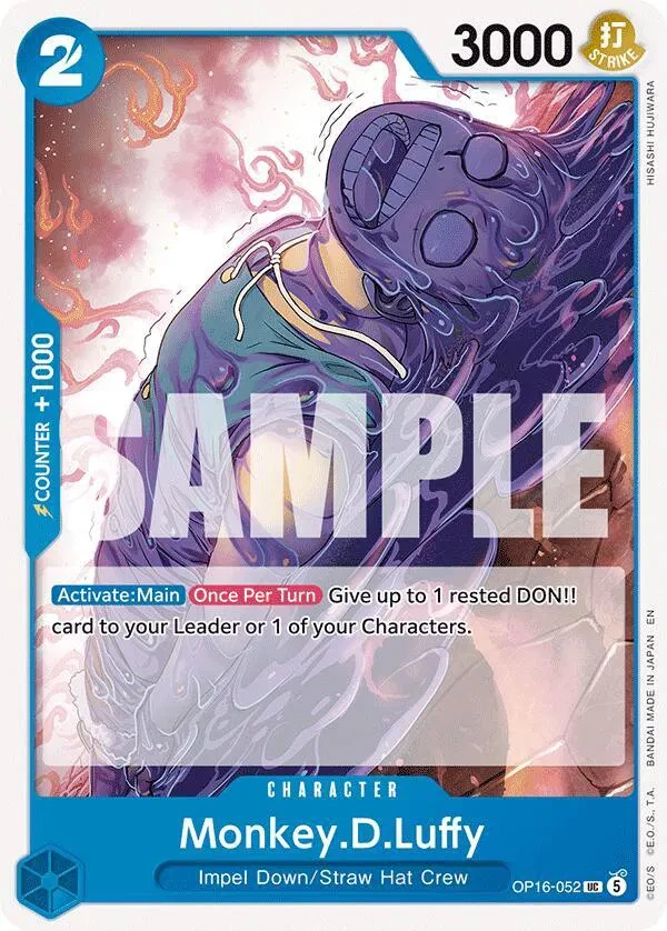 Monkey.D.Luffy (052) - The Time of Battle - OP16-052 - card