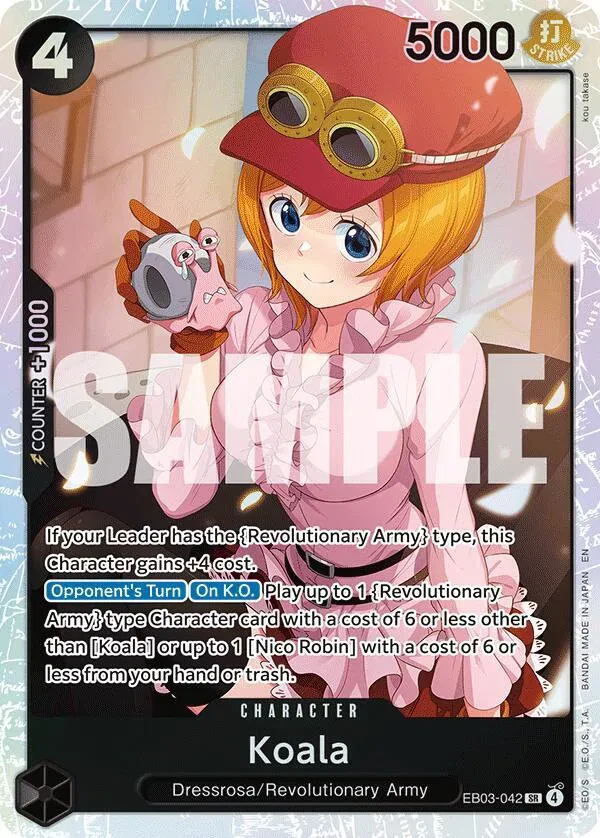 Koala - Extra Booster: One Piece Heroine's Edition - EB03-042 - Foil - card
