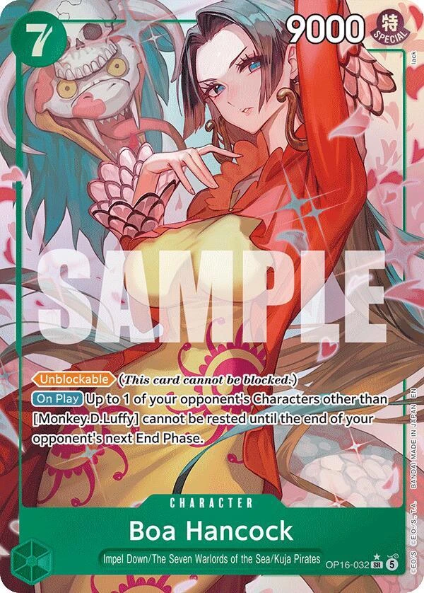 Boa Hancock (Alternate Art) - The Time of Battle - OP16-032 - Foil - card