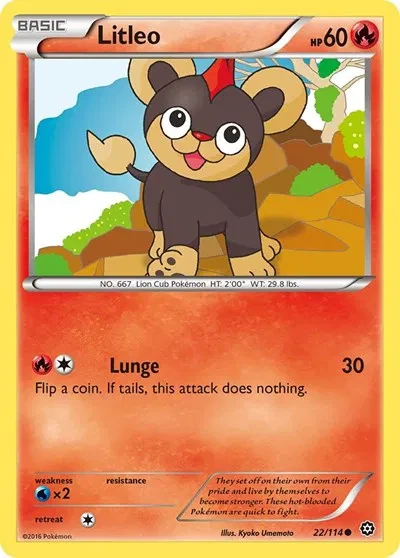 Litleo - Steam Siege - 22 - Reverse Holofoil - card