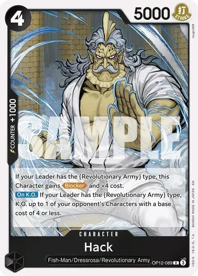 Hack - Legacy of the Master - OP12-089 - Foil - card