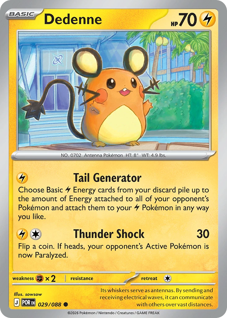 Dedenne - Perfect Order - 029/088 - card