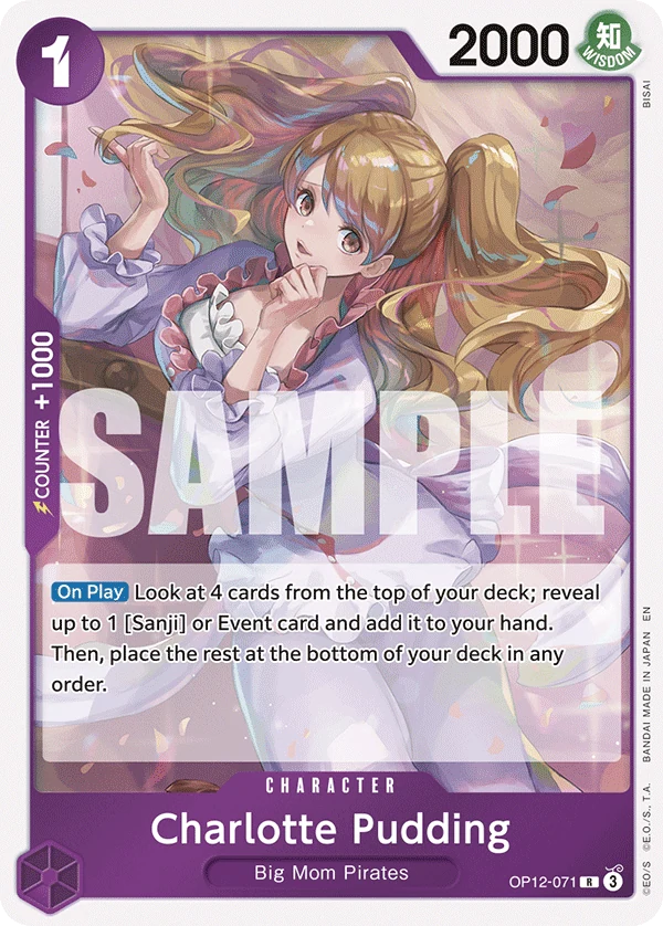 Charlotte Pudding - Legacy of the Master - OP12-071 - Foil - card