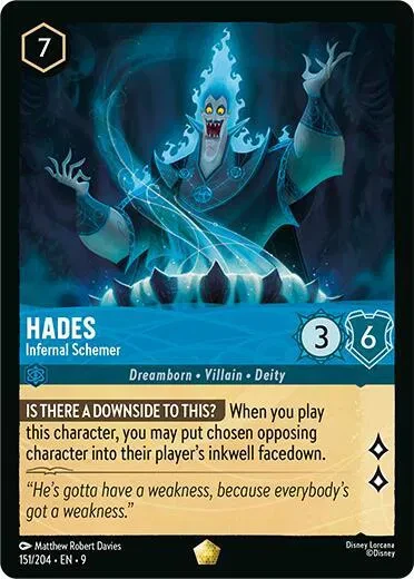 Hades - Infernal Schemer - Fabled - 151/204 - card