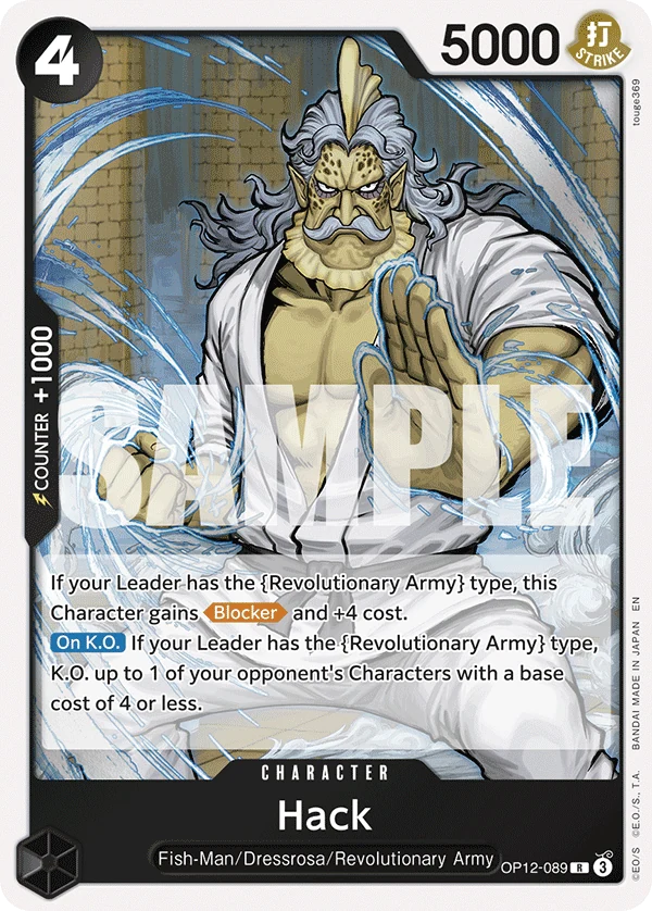 Hack - Legacy of the Master - OP12-089 - Foil - card