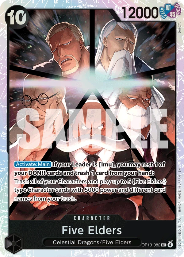 Five Elders - Carrying On His Will - OP13-082 - Foil - card