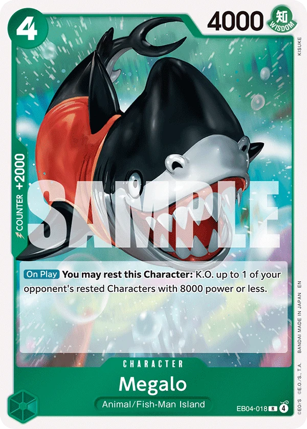 Megalo - The Azure Sea's Seven - EB04-018 - Foil - card