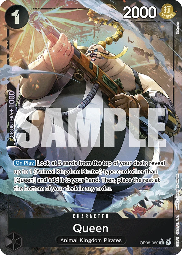 Queen (Parallel) - Two Legends - OP08-080 - Foil - card