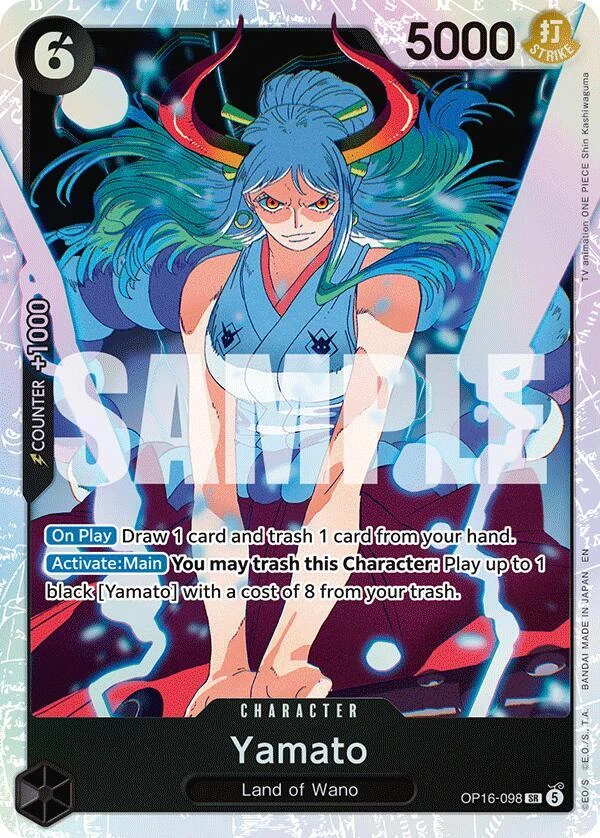 Yamato (098) - The Time of Battle - OP16-098 - Foil - card