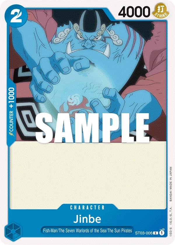 Jinbe - Starter Deck 3: The Seven Warlords of The Sea - ST03-006 - card