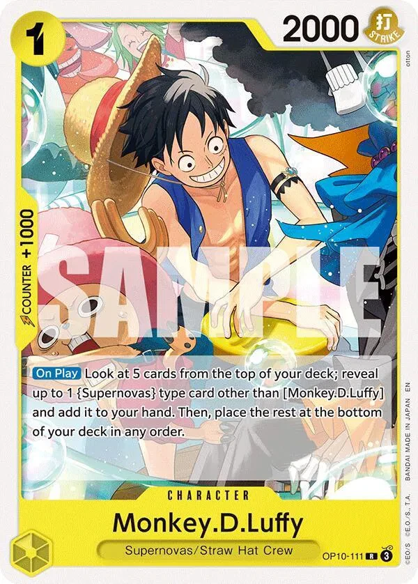 Monkey.D.Luffy - Starter Deck 36: YELLOW Eustass”Captain”Kid - OP10-111 - card