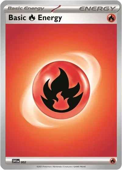 Basic Fire Energy - Scarlet & Violet Base Set - 002 - card