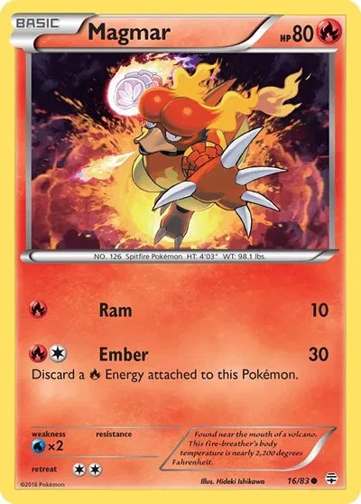 Magmar - Generations - 16 - card