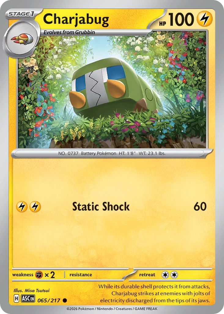 Charjabug - Ascended Heroes - 065/217 - card