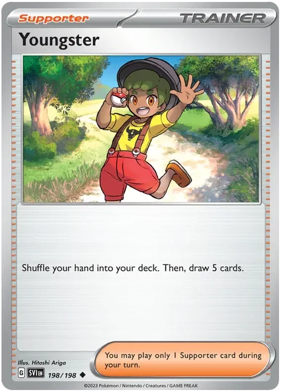 Youngster - Scarlet & Violet Base Set - 198/198 - card