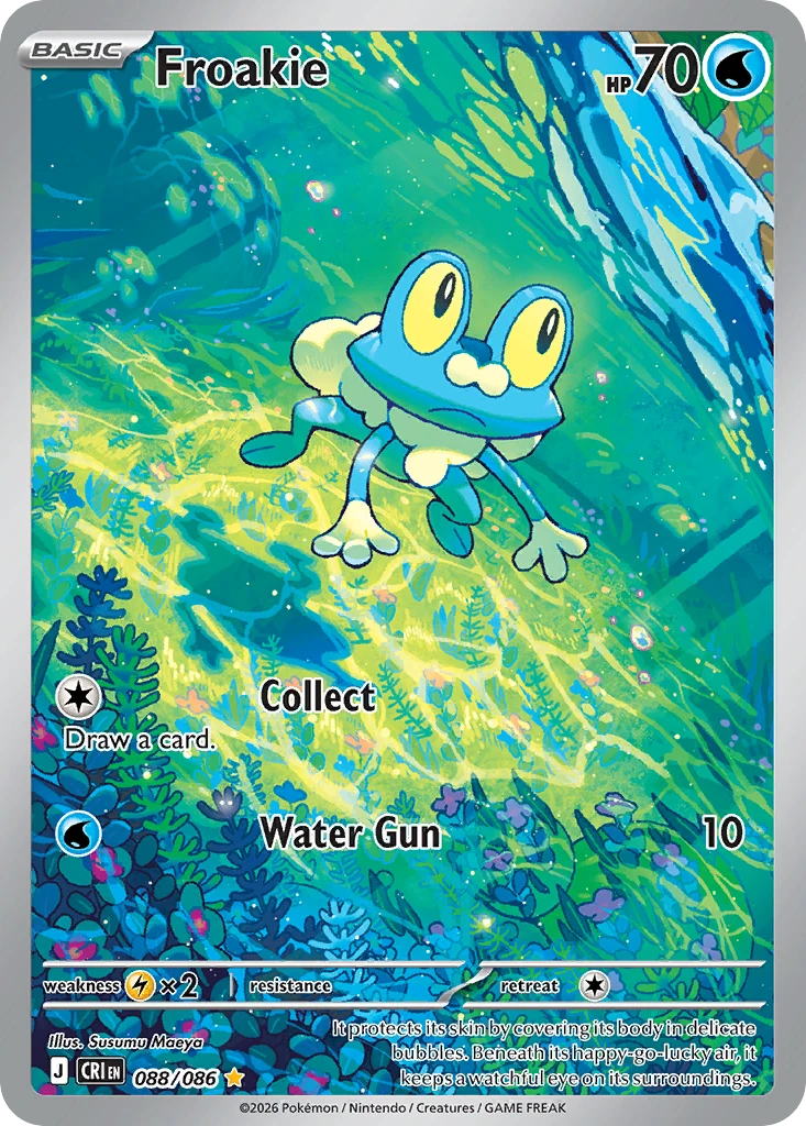 Froakie - Chaos Rising - 088/086 - Holofoil - card