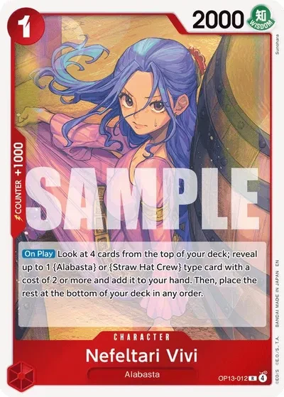 Nefeltari Vivi - Carrying On His Will - OP13-012 - Foil - card