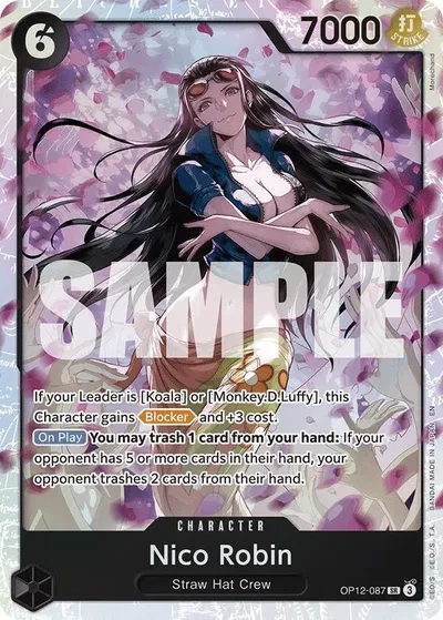 Nico Robin - Legacy of the Master - OP12-087 - Foil - card