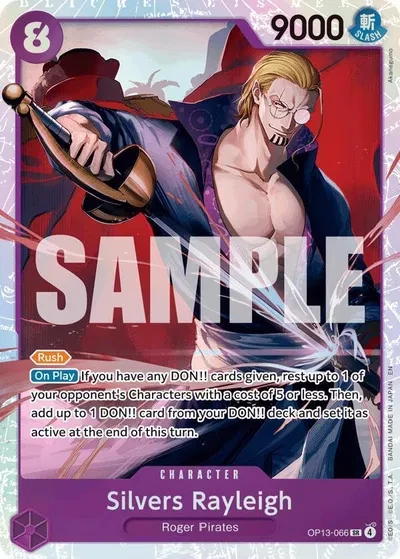Silvers Rayleigh - Carrying On His Will - OP13-066 - Foil - card