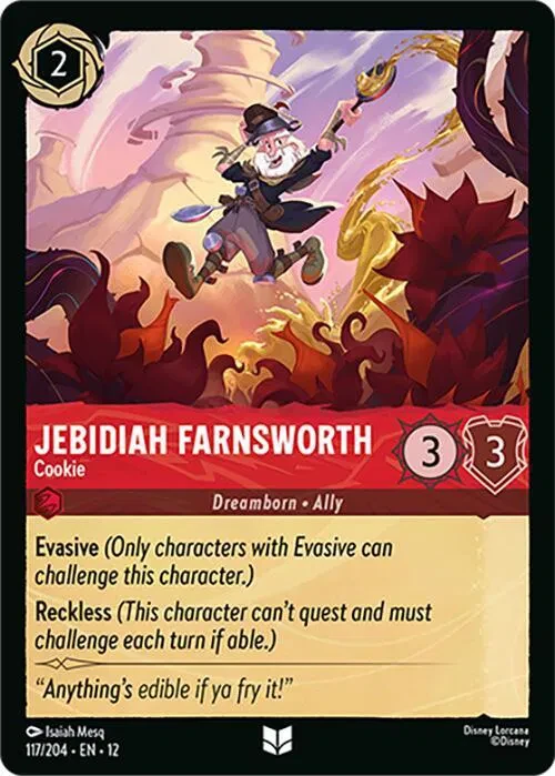 Jebidiah Farnsworth - Cookie - Wilds Unknown - 117/204 - card