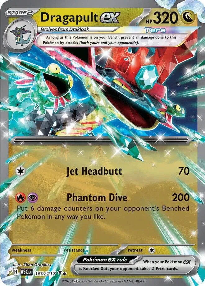 Dragapult ex - Ascended Heroes - 160/217 - Holofoil - card