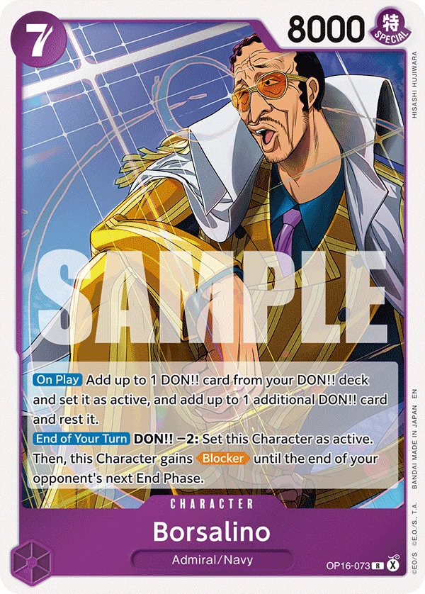 Borsalino - The Time of Battle - OP16-073 - Foil - card