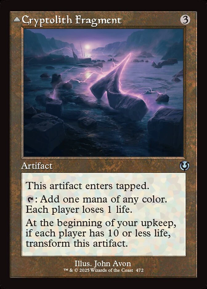 Cryptolith Fragment (Retro Frame) - Innistrad Remastered - 472 - Foil - card
