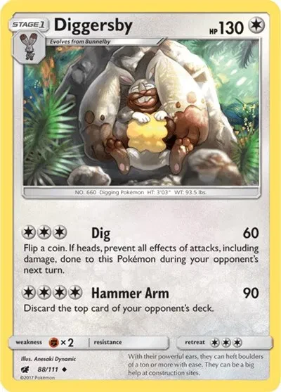 Diggersby - Crimson Invasion - 88/111 - card