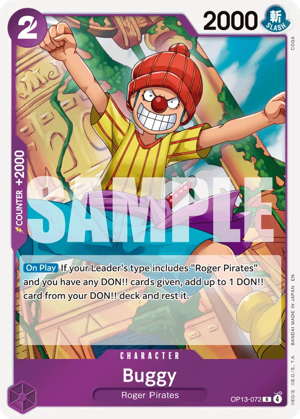 Buggy - Carrying On His Will - OP13-072 - Foil - card