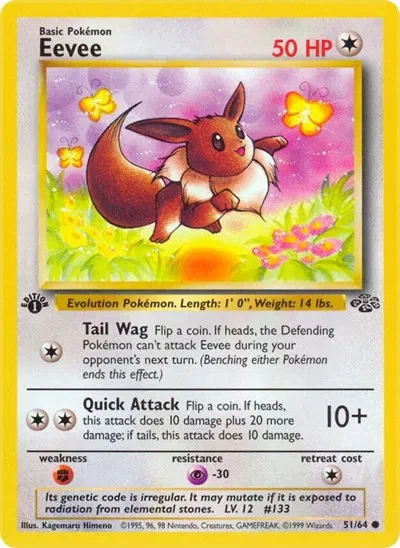 Eevee - Jungle - 51 - Unlimited - card