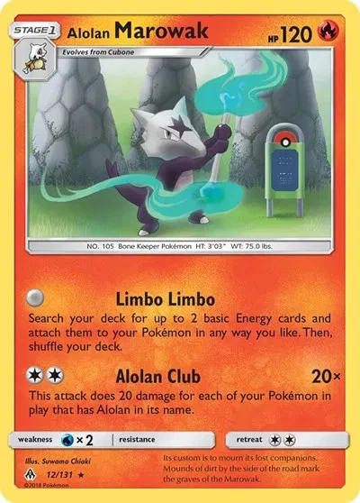 Alolan Marowak - Forbidden Light - 12 - card