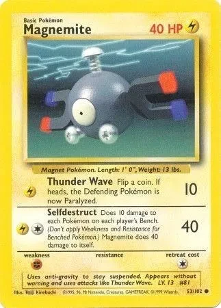 Magnemite - Base Set (Unlimited) - 53 - card