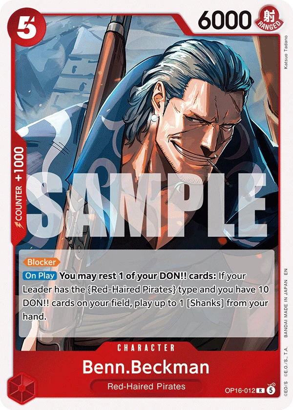 Benn.Beckman - The Time of Battle - OP16-012 - Foil - card