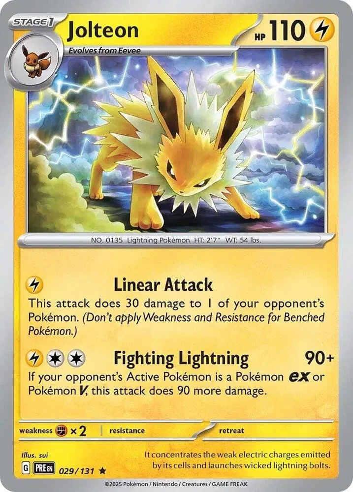 Jolteon - Prismatic Evolutions - 029/131 - Holofoil - card