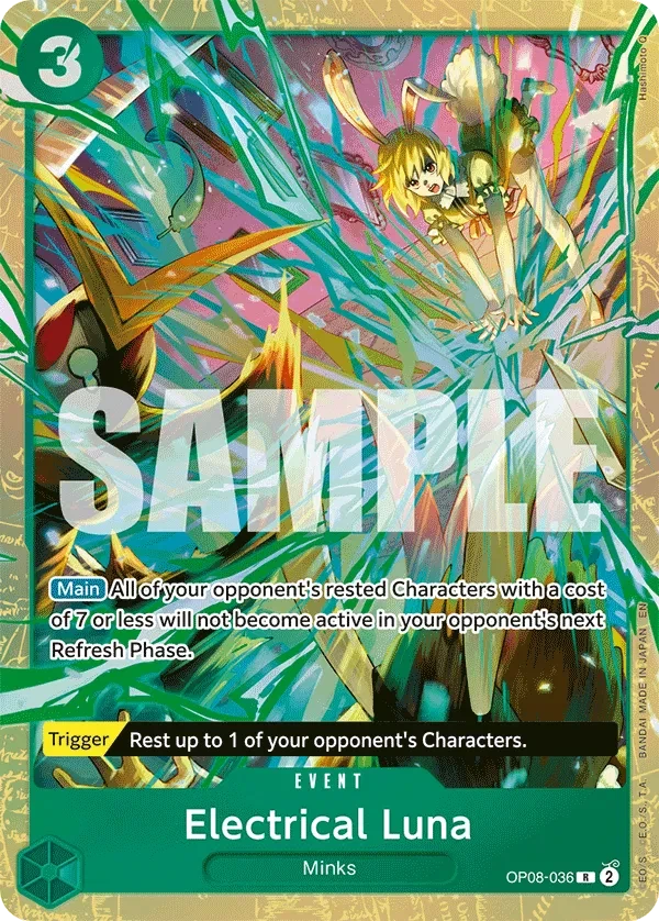 Electrical Luna - One Piece Promotion Cards - OP08-036 - Foil - card