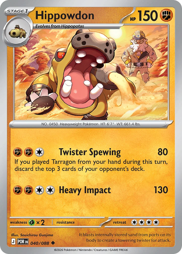 Hippowdon - Perfect Order - 040/088 - card