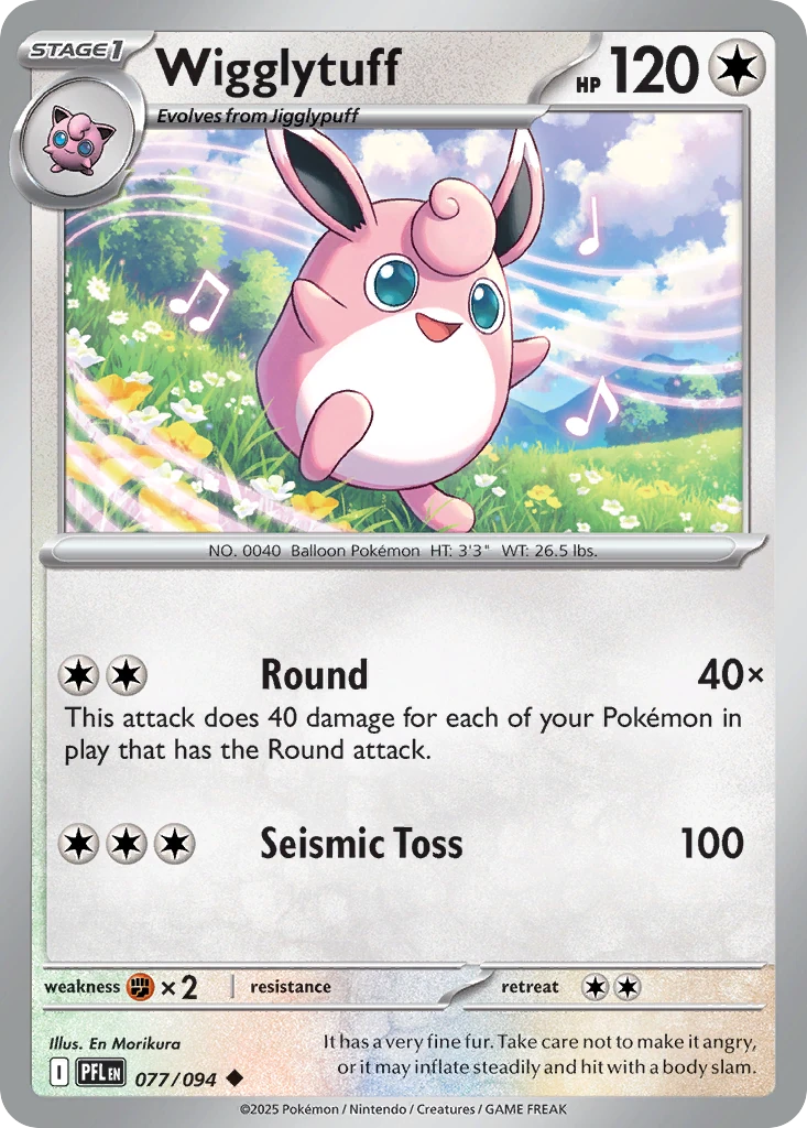 Wigglytuff - Phantasmal Flames - 077/094 - card